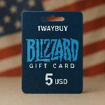 США❄️Близзард Battle.net 5 USD Подарочная карта код