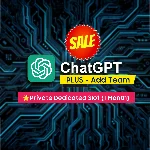 🌟 ChatGPT Team Plus — выделенный частный слот (1 месяц