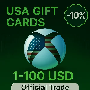 🔰 Xbox Gift Card ✅ 1-100$ USD (USA) [Моментально]