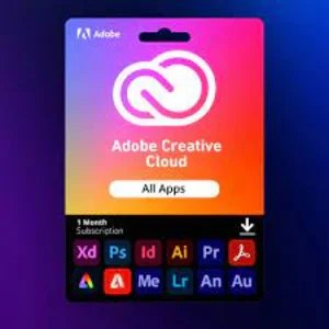 Adobe Creative Cloud (1 Месяц) — Ключ [Глобальный]