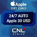 24/7 АВТО | Apple 30 долларов США (подарочная карта)