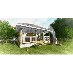 Проект деревянной беседки 5.15x7.15