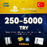 💥 Playstation Network PSN 250-5000 TRY (Türkiye) 0%