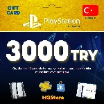 💥 Playstation Network PSN 3000 TRY (Türkiye)