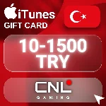 Apple и iTunes 10–1500 TRY (Подарочная карта)