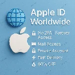 🌍🔐 Apple ID по миру | Без 2FA | Быстрая доставка 🚀