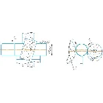 Схема бесцентрового шлифования вала в компасе