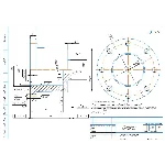 Чертеж и 3D модель детали стакан в программе компас