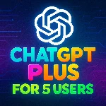 Общий аккаунт ChatGPT Plus GPT-4o – только для 5 пользо