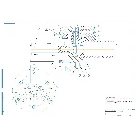Чертеж патрон трехкулачковый рычажный в компасе (D125)