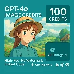 GPT-4o кредиты изображений · 100 — мгновенный код • Glo