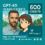 GPT-4o кредиты изображений·600—мгновенный код • Global