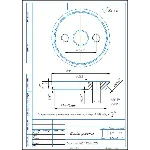 Чертеж и 3D модель детали шайба упорная в компасе