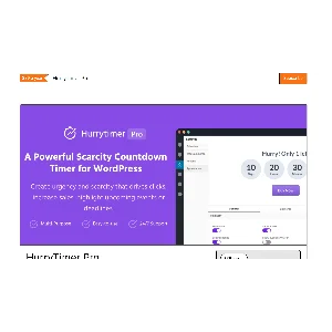 Последняя версия плагина HurryTimer PRO GPL