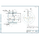 Чертеж и 3D модель шкив клиноременной передачи в компас
