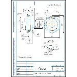 Чертеж и 3D модель детали гайка в программе Компас 3D