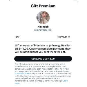 Подписка на Twitter X Premium на 12 месяцев | БЕЗ ВХОДА