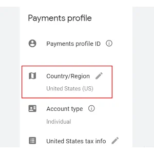 Изменения региона в Google Play Store