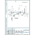 Чертеж шестерня блока шестерен заднего хода, ведомая
