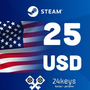 🎯STEAM 25 ДОЛЛАРОВ (USA|EU|TR|GBP|ARG)🎯