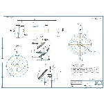 Чертеж и 3д модель детали Ось в программе компас 3д