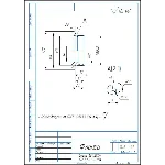 Чертеж и 3д модель детали "Фланец" в программе компас