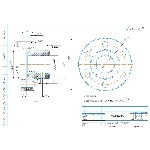 Рабочий чертеж детали "Фланец" в программе Компас 3D