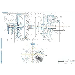 Чертеж трехкулачкового патрона D250 с пневмоприводом