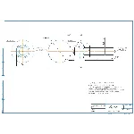 Чертеж детали шарнир в программе Компас 3D