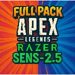 Full Pack Razer Apex Legends Sens - 2.5  NEW