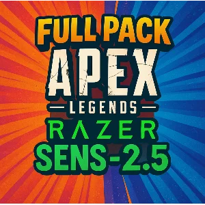 Full Pack Razer Apex Legends Sens - 2.5  NEW