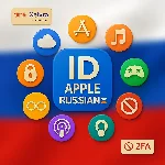 🇷🇺 Apple ID Россия без 2FA полный доступ мгновенно 🚀
