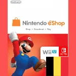 NINTENDO BE 15 EUR КАРТА ПОПОЛНЕНИЯ БЕЛЬГИЯ КОД АВТО
