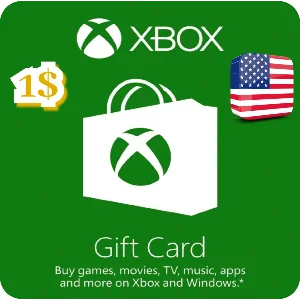 КАРТА ПОПОЛНЕНИЯ БАЛАНСА XBOX 1 USD США