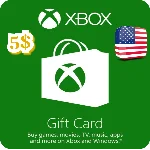 КАРТА ПОПОЛНЕНИЯ БАЛАНСА XBOX 5 USD США