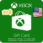 КАРТА ПОПОЛНЕНИЯ БАЛАНСА XBOX 10 USD США