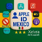 🇲🇽 Apple ID Мексика без 2FA полный доступ мгновенно