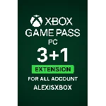 XBOX GAME PASS PC 3+1 Месяц ЛЮБОЙ АККАУНТ ПРОДЛЕНИE