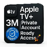 🍿 Apple TV+ 3M |Приватный аккаунт 🚀 Мгновенный доступ