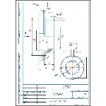 25.002 гайка - Чертеж детали