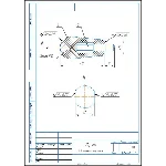 Чертеж армированного изделия "Ручка"