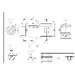 Чертеж вала с необходимыми разрезами и сечениями