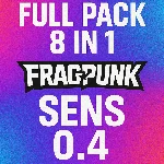FULL PACK 8 in 1 Bloody/X7 FragPunk сенса - 0.4