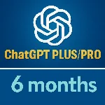 ChatGPT PLUS 6 месяц 87$ 5 × Sora × БЕЗ ВХОДА × БЕЗ ко