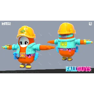 🏆【Fall Guys - Digi Costume】Fresh New