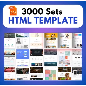 3000+ Премиальный набор шаблонов HTML, CSS и JS