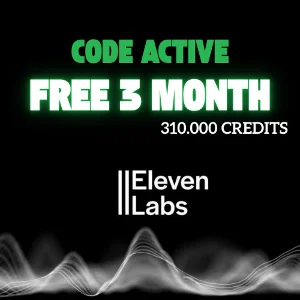 Промокод Elevenlabs Creator – 3 Месяца БЕСПЛАТНО