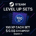 Повышение уровня Steam – 100 XP