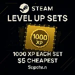 Повышение уровня Steam –1000 XP