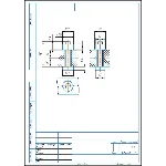 Чертеж болтовое соединение М10 в компасе